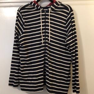 Navy striped sweater